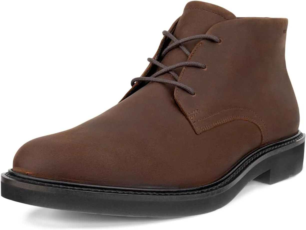 Ботинки ECCO mens London Lace Up Waterproof, коричневый