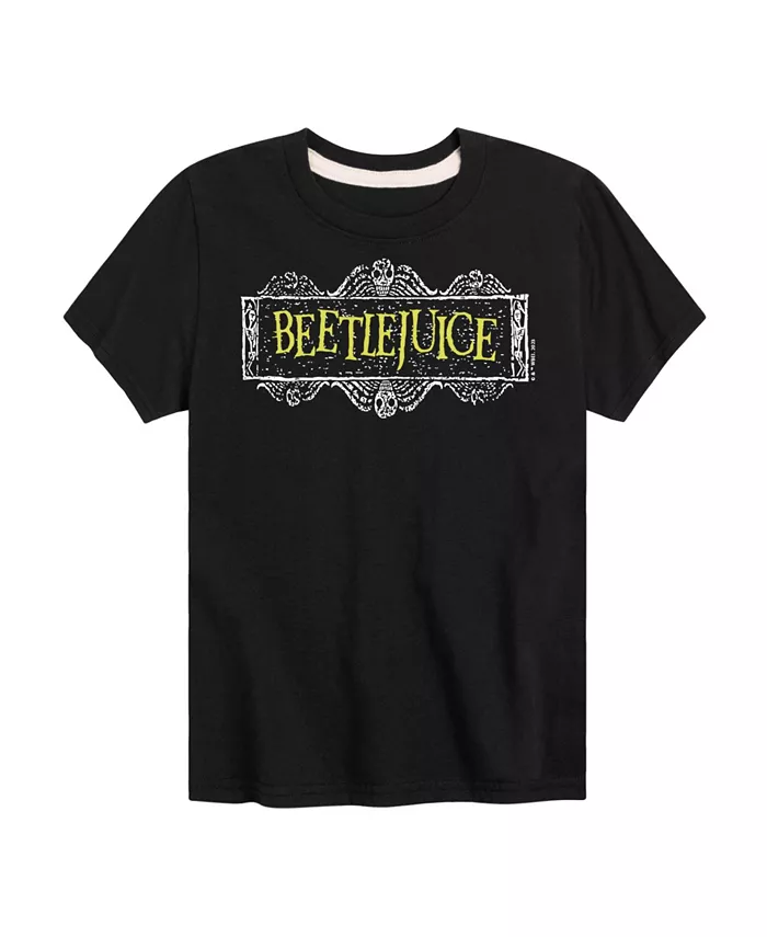 

Футболка с принтом для мальчиков Big Boys Beetlejuice, черный