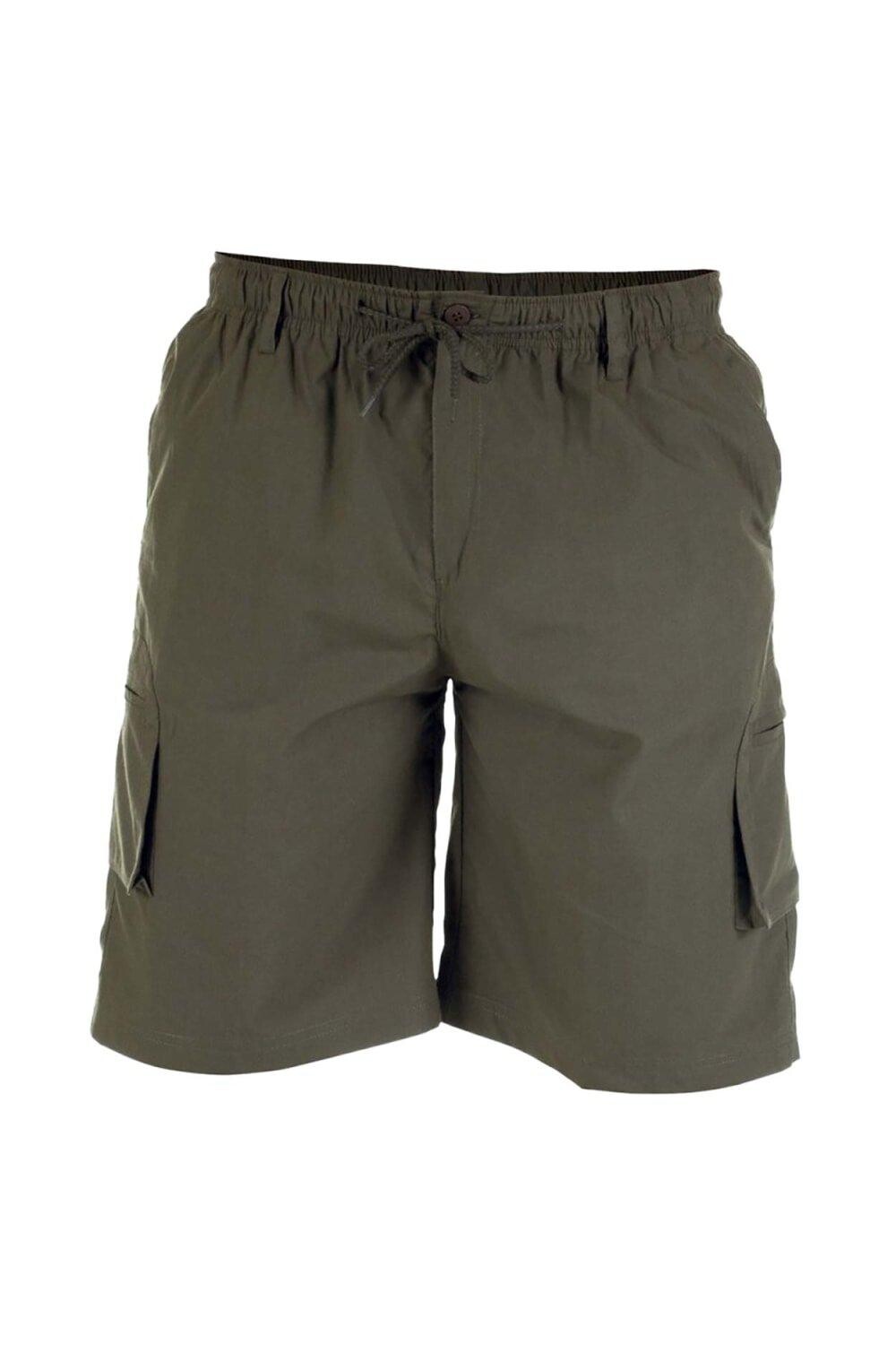 

D555 Nick Шорты-карго с эластичной талией Duke Clothing, хаки