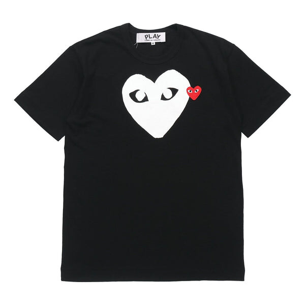 

Футболка emblem heart t-shirt 'black' Comme Des Garcons Play, черный