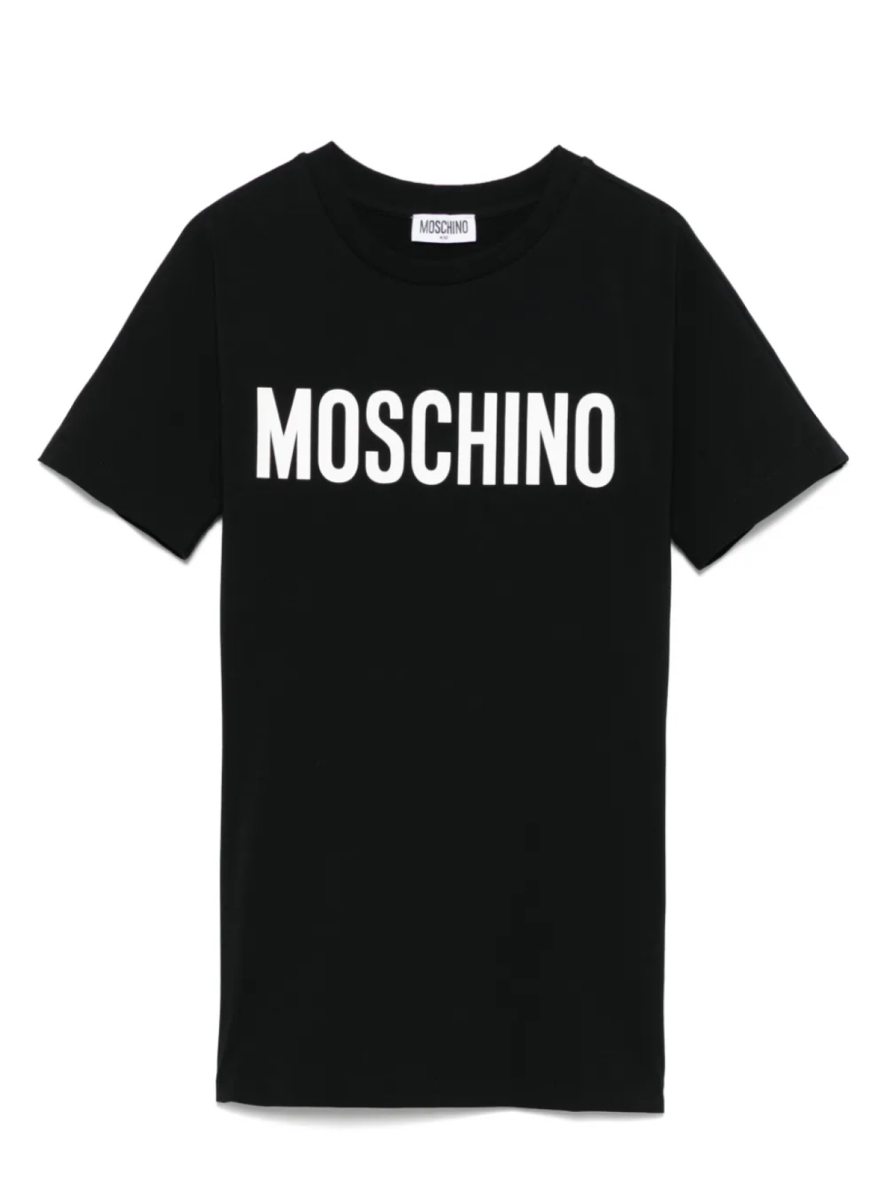 

Платье с логотипом Moschino Kids, черный