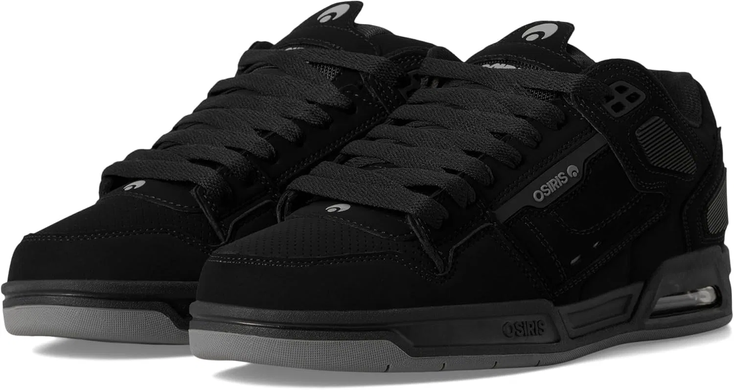 Кроссовки для скейтбординга Osiris, цвет Black/Black/Grey