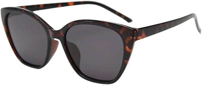 

Солнцезащитные очки MUTYNE для женщин, легкие, в стиле ретро, ​​«кошачий глаз», защита от УФ-излучения UV400, зелено-коричневые, женские, Leopard With Gray