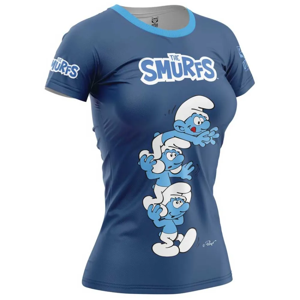 

Футболка с коротким рукавом спортивная Otso Smurf Towers, синий