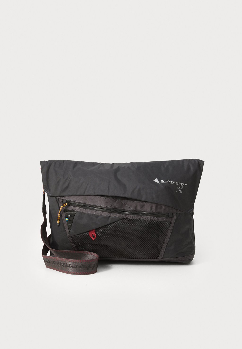 

Сумка через плечо GRID MESSENGER BAG UNISEX Klättermusen, черный