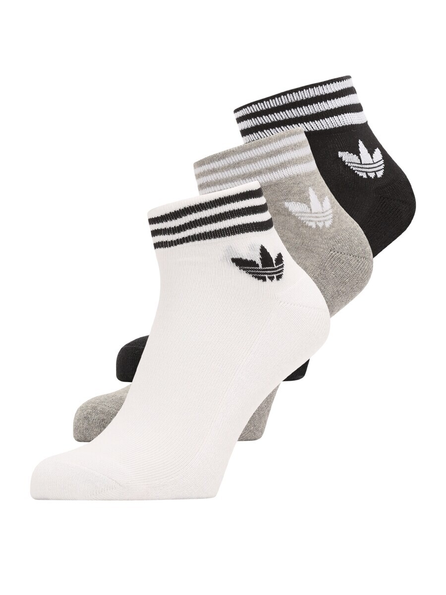 

Носки ADIDAS ORIGINALS Regular Socks Island Club Trefoil, пятнистый серый/черный/белый