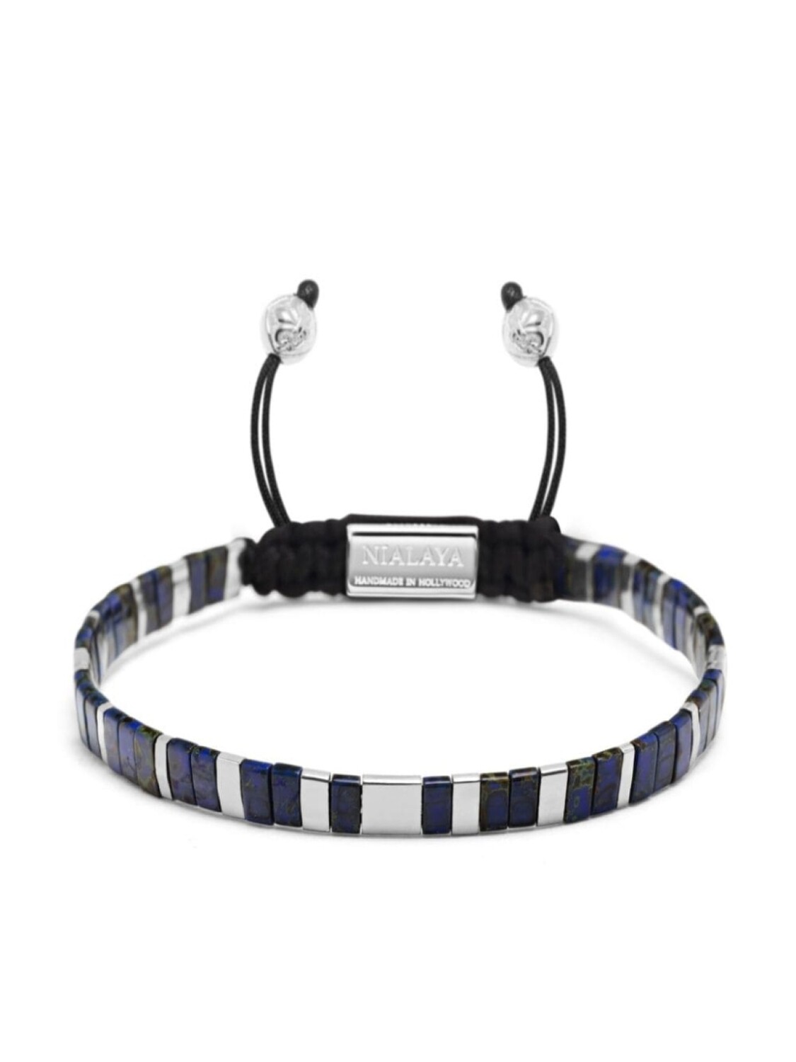 

Браслет из бусин с логотипом Nialaya Jewelry, синий