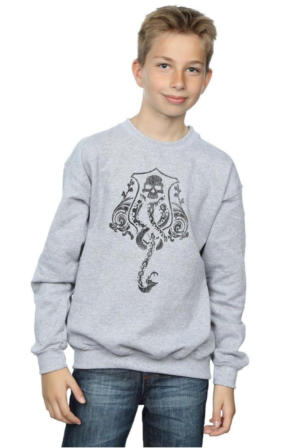 

Толстовка Dark Mark Crest Harry Potter, серый