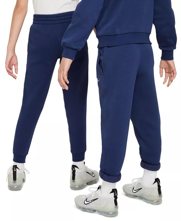 Флисовые спортивные брюки Big Kids Club Nike, красный — фото 2