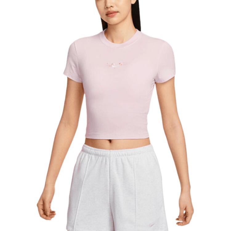 

Nike Футболка женская розовая, Розовый, Nike Футболка женская розовая