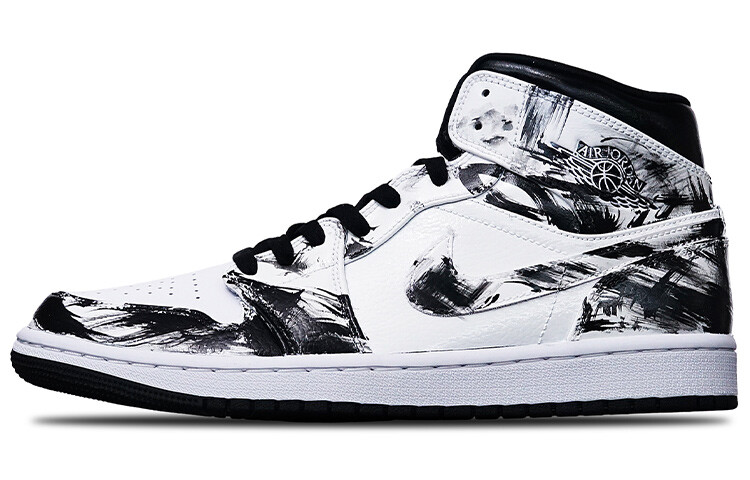 

Кроссовки Air JORDAN 1 Vintage Basketball Shoes Men High-Top Black White