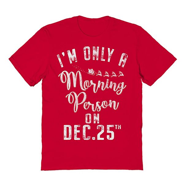 

Футболка с принтом "Я жаворонок только 25 декабря" Licensed Character