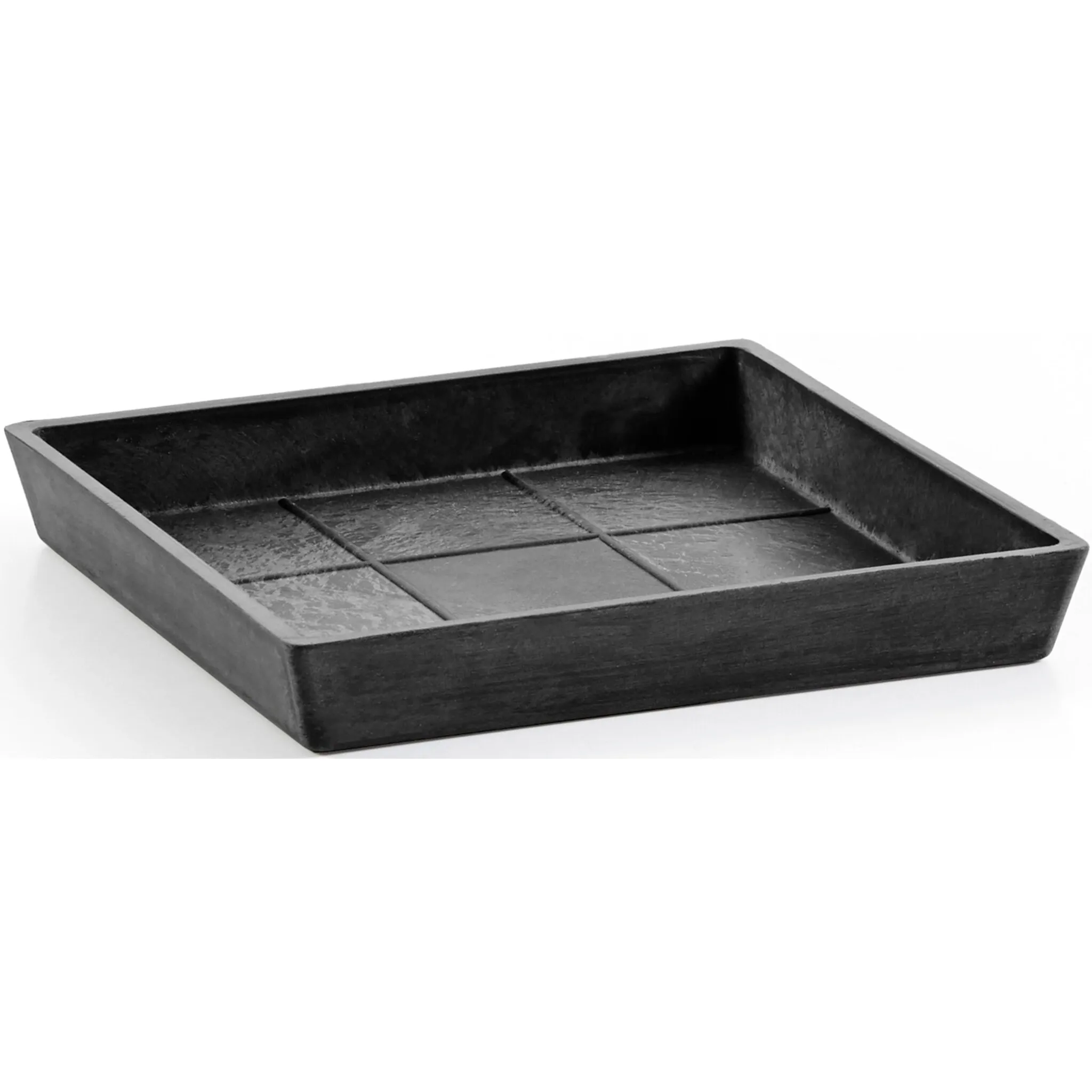 

Подставка под горшок ECOPOTS «Square 25 Dark Grey», для внутреннего и наружного применения: морозоустойчивая, ударопрочная и светостойкая, темно-серый