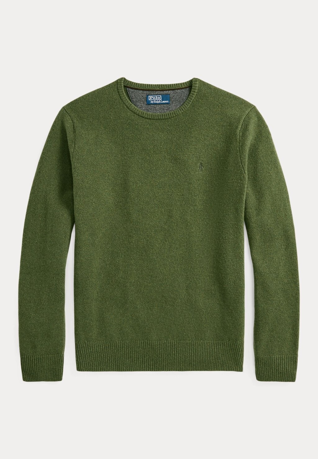 

Джемпер WOOL CREWNECK SWEATER Polo Ralph Lauren, оливковый