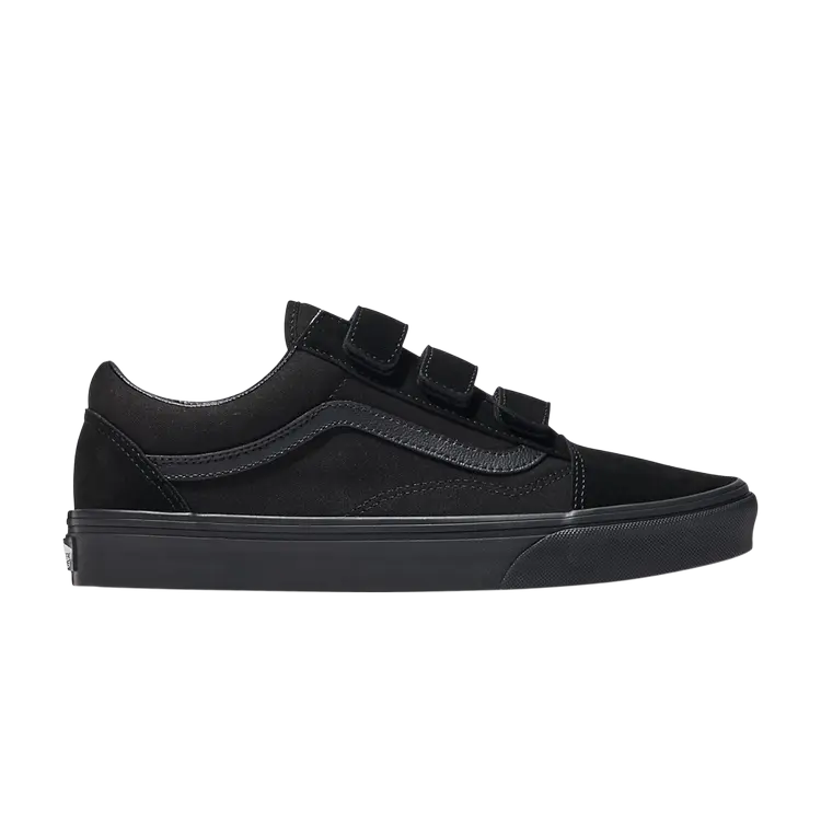 

Кроссовки Old Skool Velcro, цвет Triple Black, Черный, Кроссовки Old Skool Velcro, цвет Triple Black
