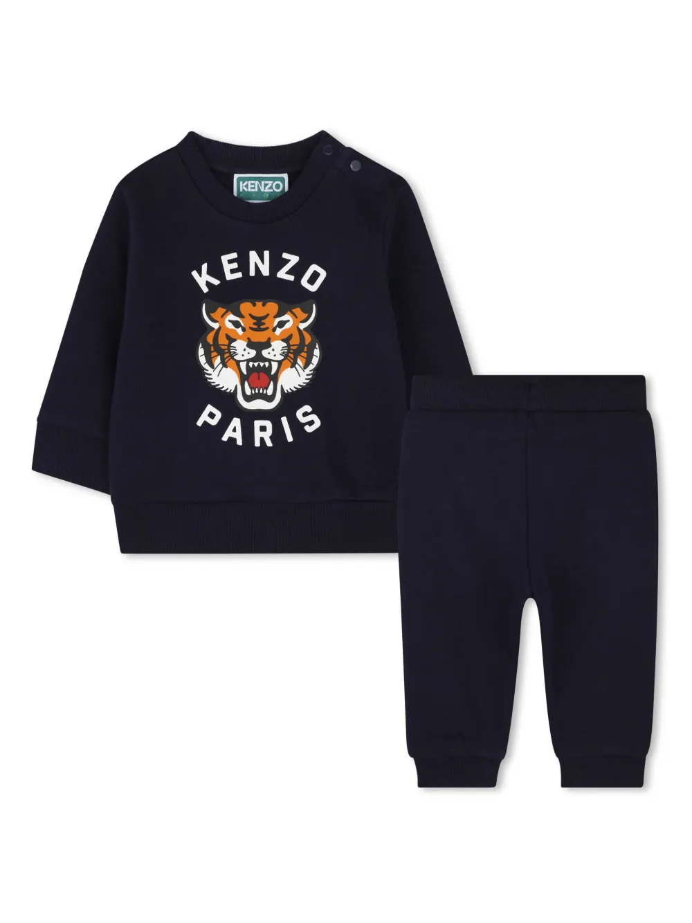 

Спортивный костюм с принтом Tiger Kenzo Kids, синий