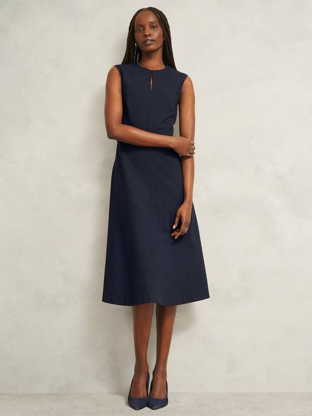 

Платье Katelena в полоску Hobbs, Navy/Ivory