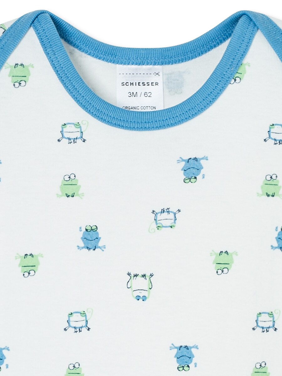 Комбинезон SCHIESSER Baby Love Natural, цвет Blue/White — фото 2