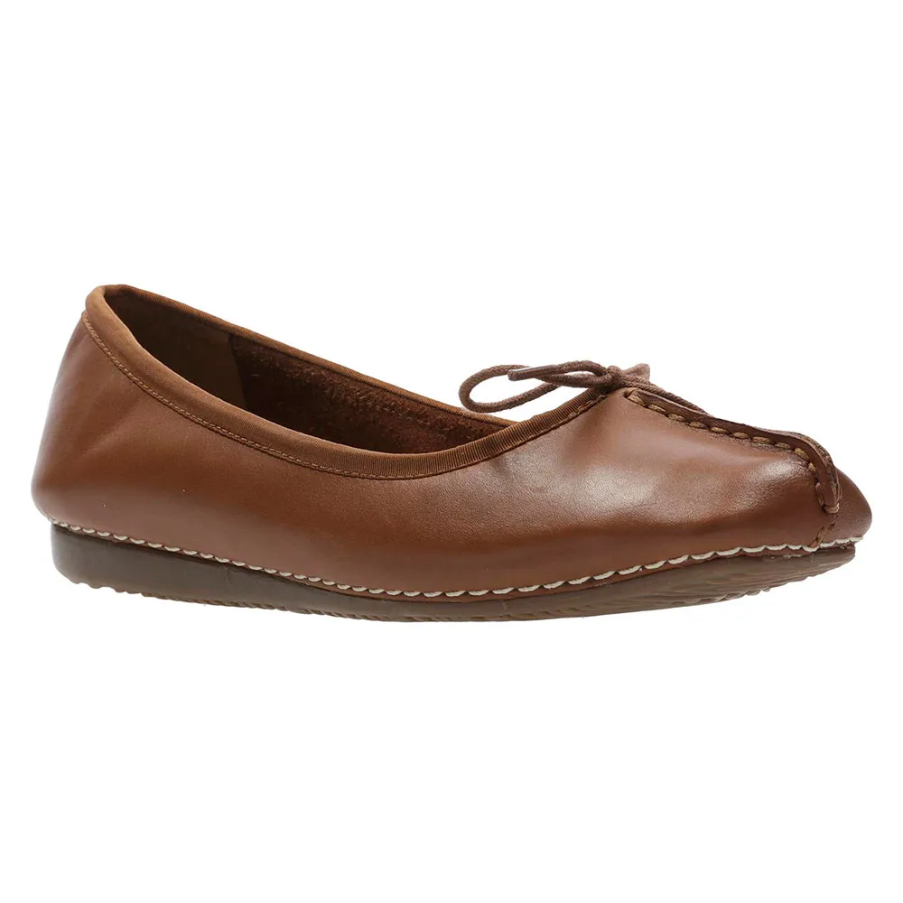 Балетки Clarks Shoes Freckle Ice Trend, коричневый