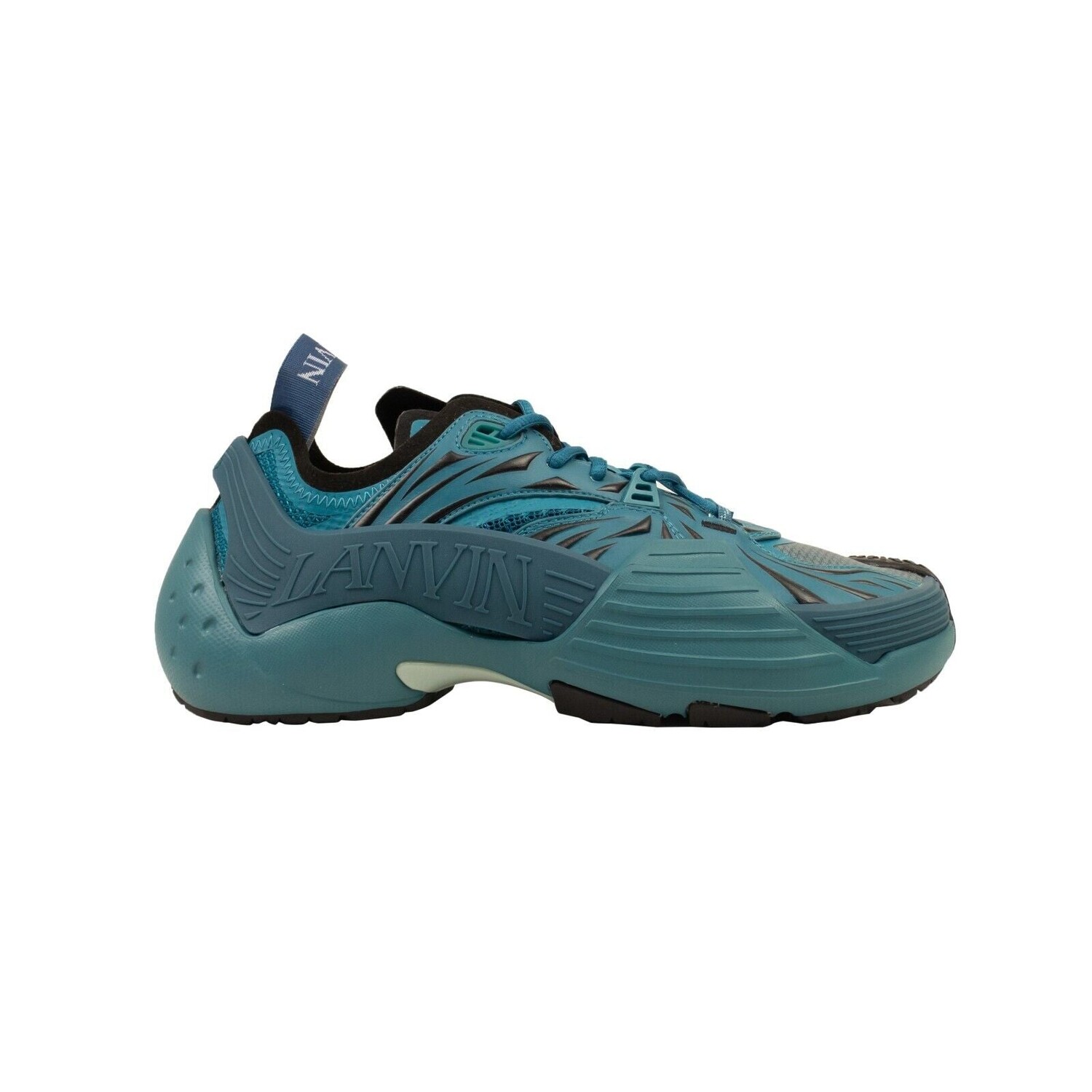 

Бирюзовые низкие спортивные кроссовки Flash X Lanvin, синий
