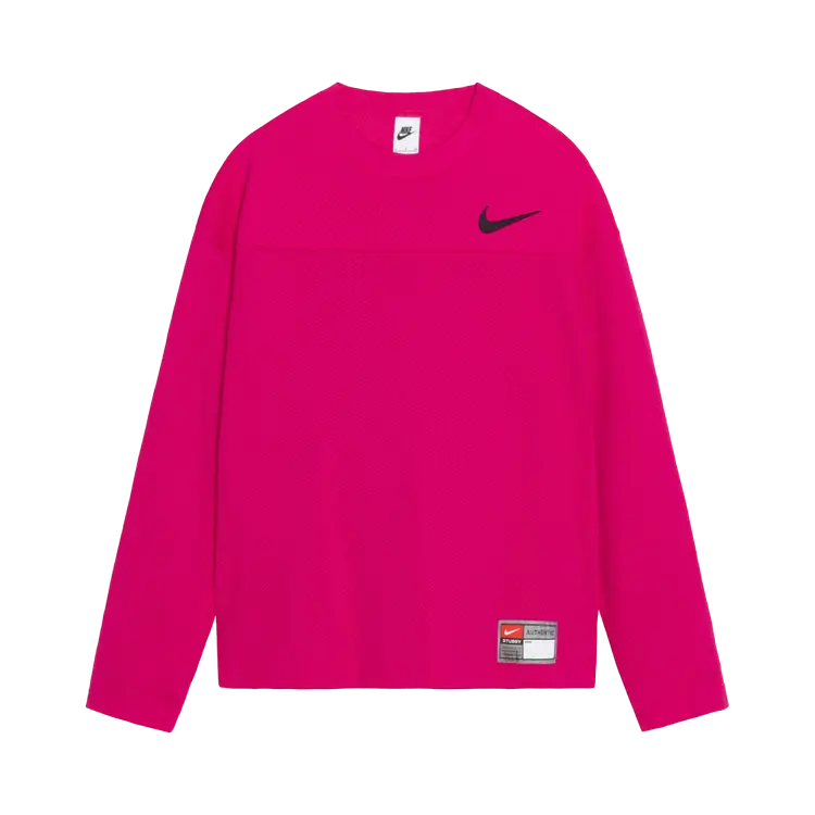 

Джерси Stussy x Nike Dri Fit Mesh 'Fireberry', розовый
