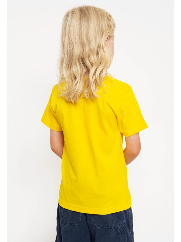 Logoshirt Футболка с изображением Пеппи Длинныйчулок и мистера Нильссона в желтом цвете — фото 4