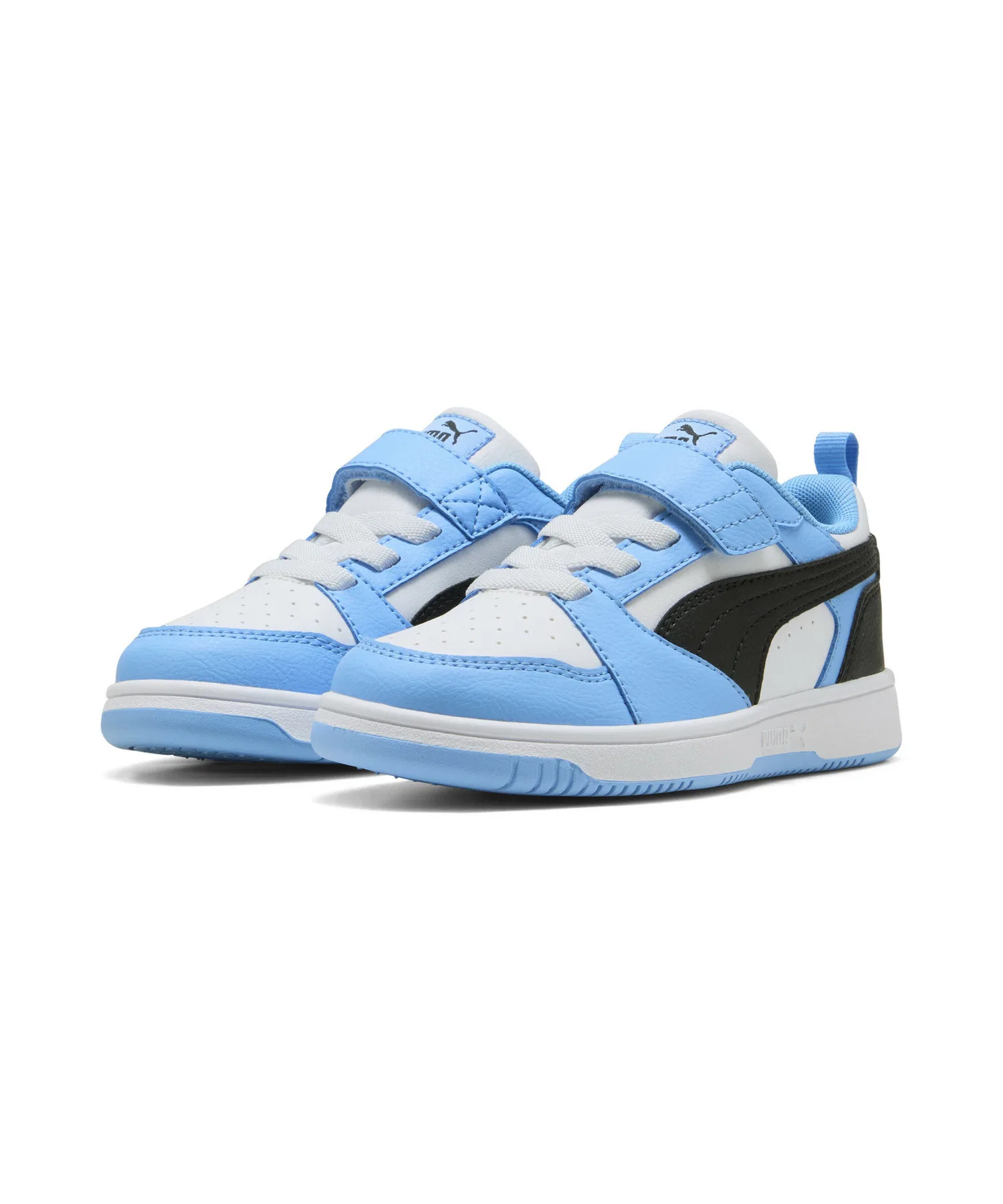 Детские кроссовки PUMA Rebound V6 Lo для спорта и игр белые — фото 2