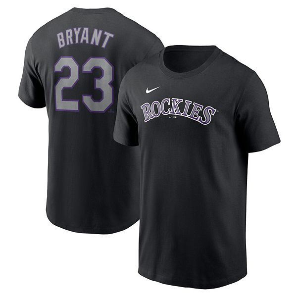 

Футболка Kris Bryant Colorado Rockies Fuse Name & Number черная Nike