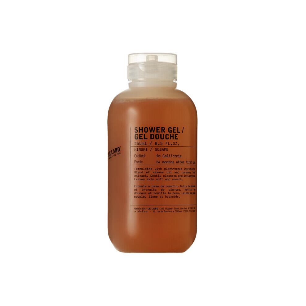Гель для душа Hinoki Basil Citrus Cedar: увлажняющий, очищающий, питательный, с цитрусовым ароматом 85 мл/250 мл/500 мл Le Labo, hinoki japanese cypress shower gel 250ml