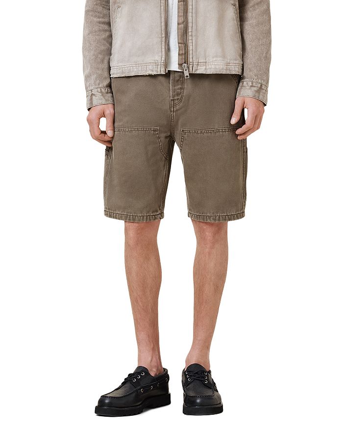 

Альва 9" плотницкие шорты ALLSAINTS, коричневый