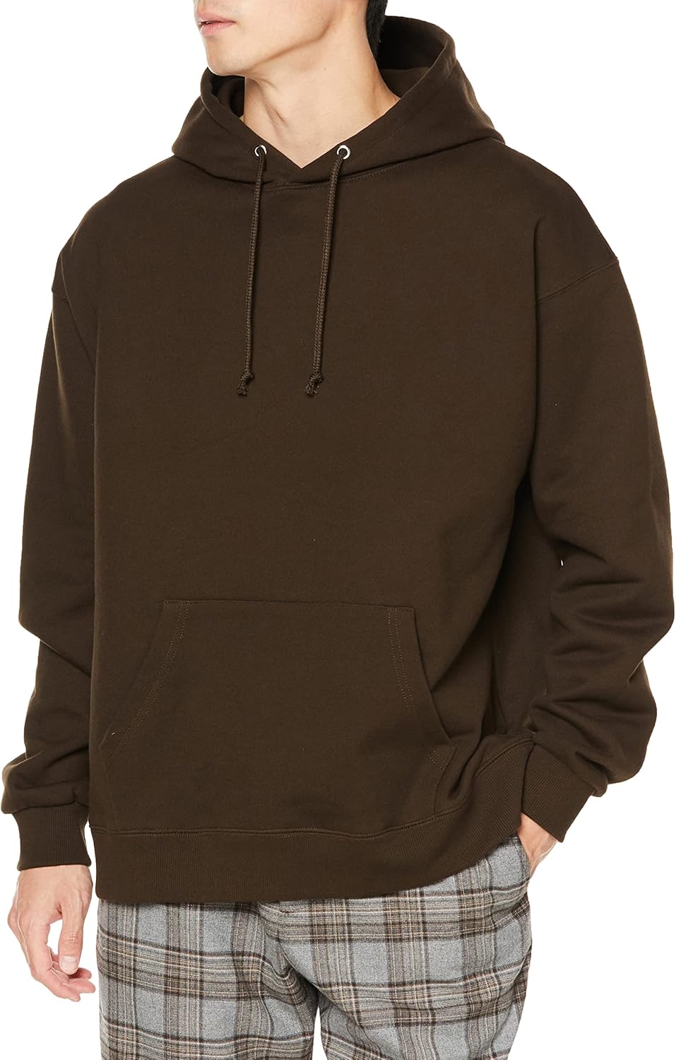 

Мужская толстовка Fruit of the Loom из плотной ткани, унисекс, коричневый