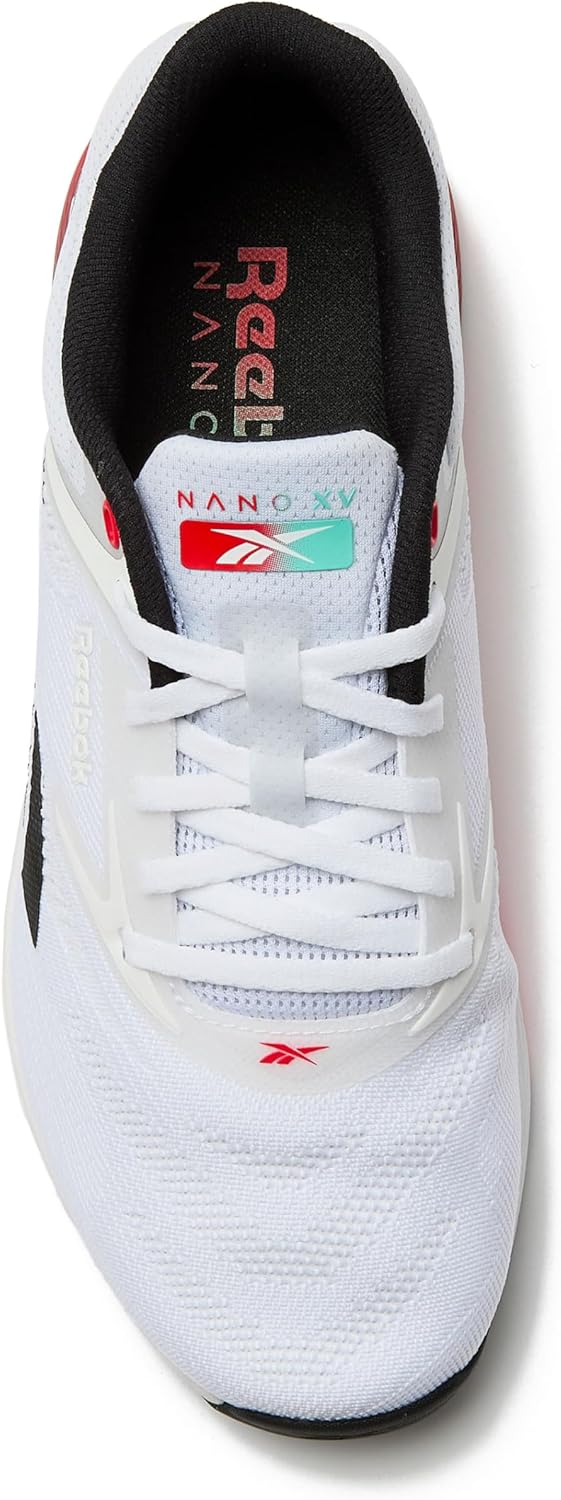 Мужские кроссовки Reebok Nano X5, для кросс-тренинга и легкого бега, белый/черный/красный — фото 4