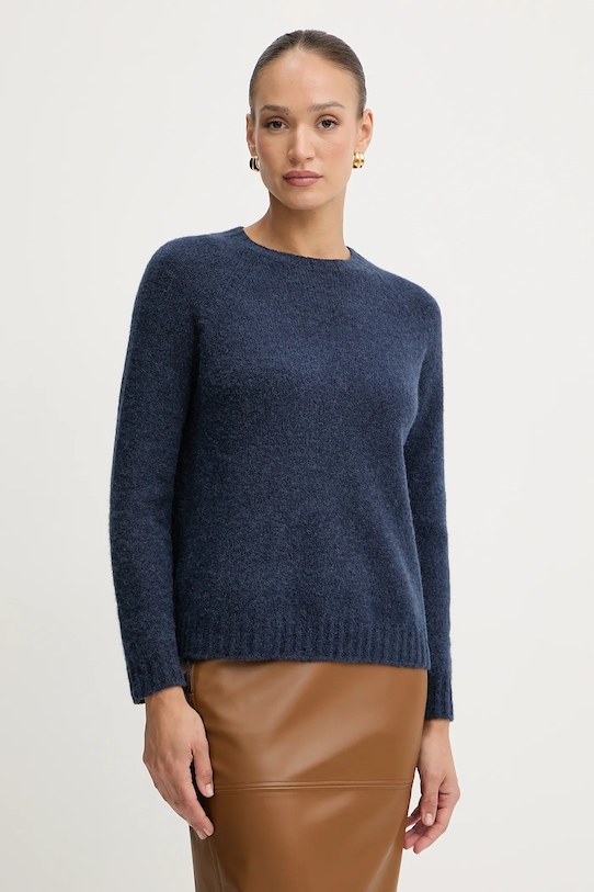 

Свитер с добавлением шерсти GHIACCI Weekend Max Mara, темно-синий