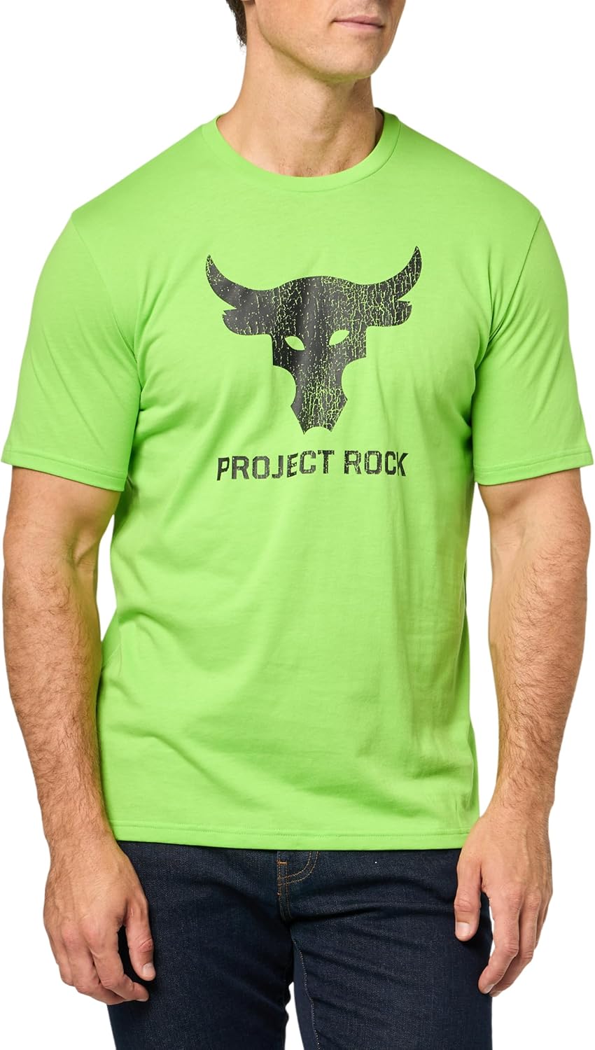 

Мужская футболка с коротким рукавом Under Armour Project Rock Simple, (362) Cyber Green/Black, Черный, Мужская футболка с коротким рукавом Under Armour Project Rock Simple, (362) Cyber Green/Black