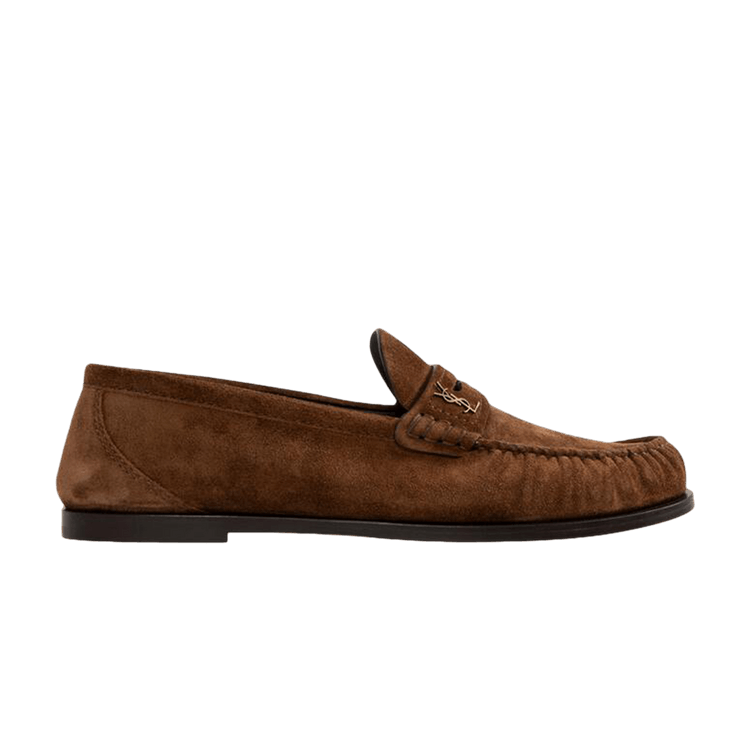 

Кроссовки Saint Laurent Le Loafer Penny Slippers 'Snuff', коричневый