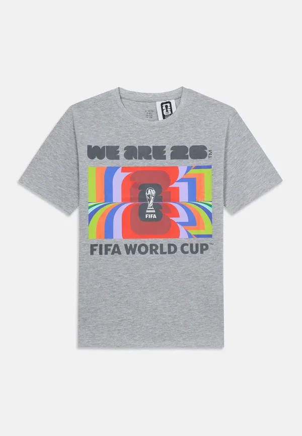 Футболка Nkmmacs fifa ss nreg top box ous print t-shirt Name It, серый меланж — фото 3