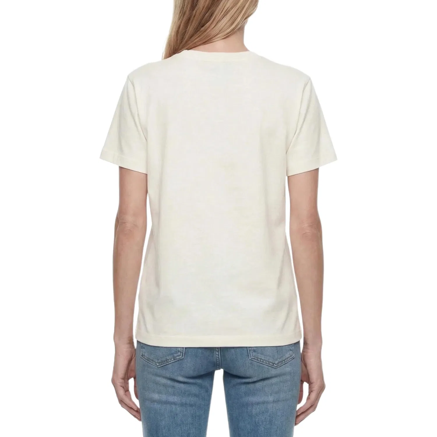 Футболка женская GUCCI SS26 Regular, Иконичный стиль, Бежевый — фото 4
