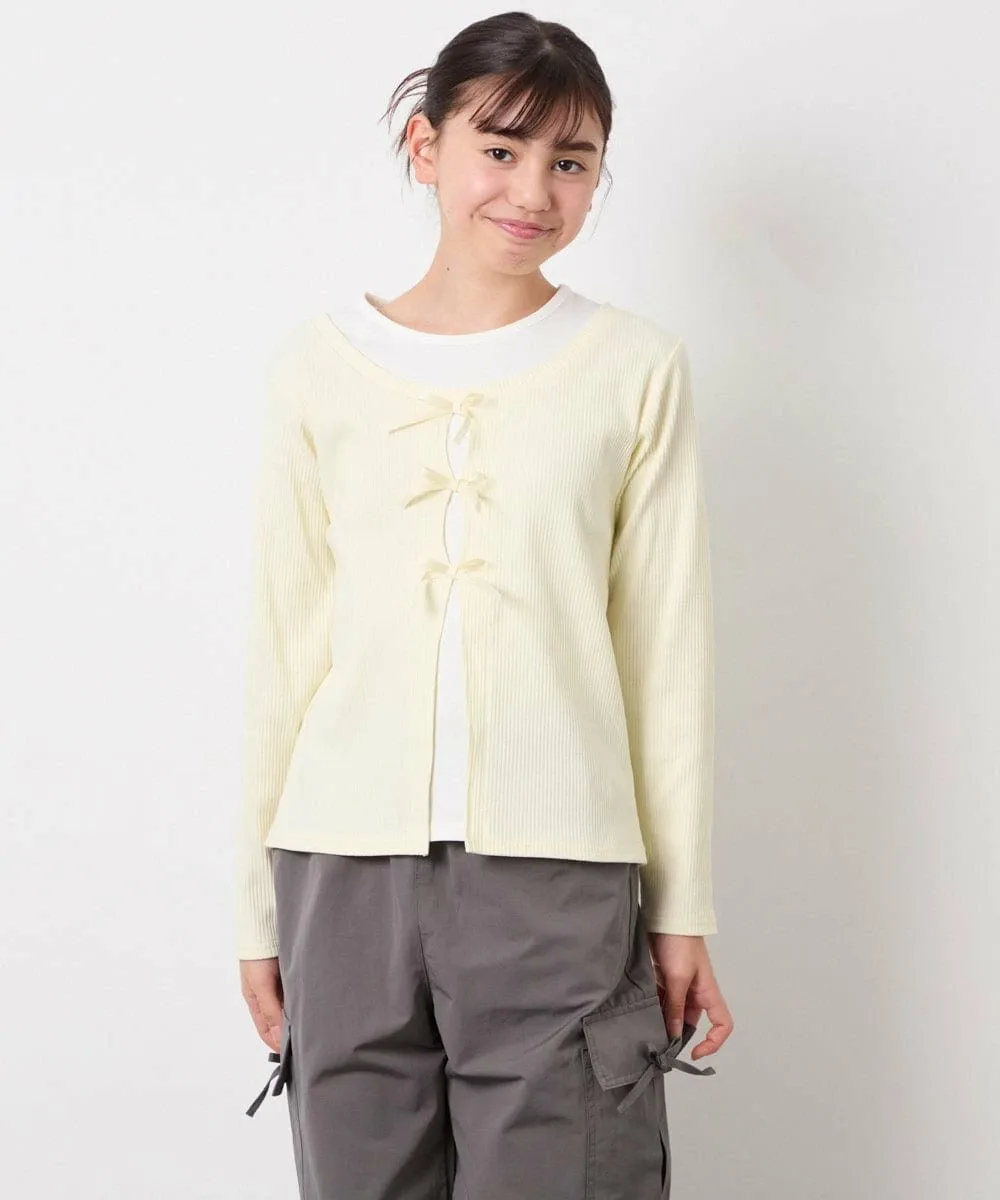 [140-160] Многослойный махровый топ A.V.V, Light Yellow — фото 3