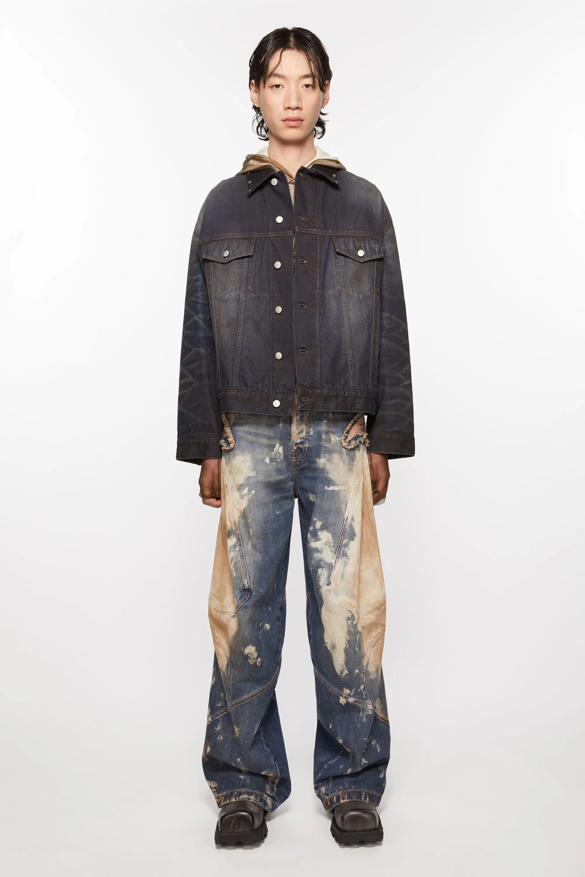 

Джинсовая куртка - Оверсайз крой Acne Studios, синий