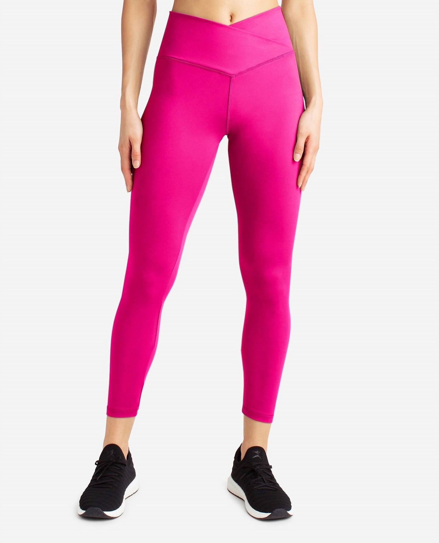 

Леггинсы Crossover Waist 7/8 в ярко-розовом цвете Danskin