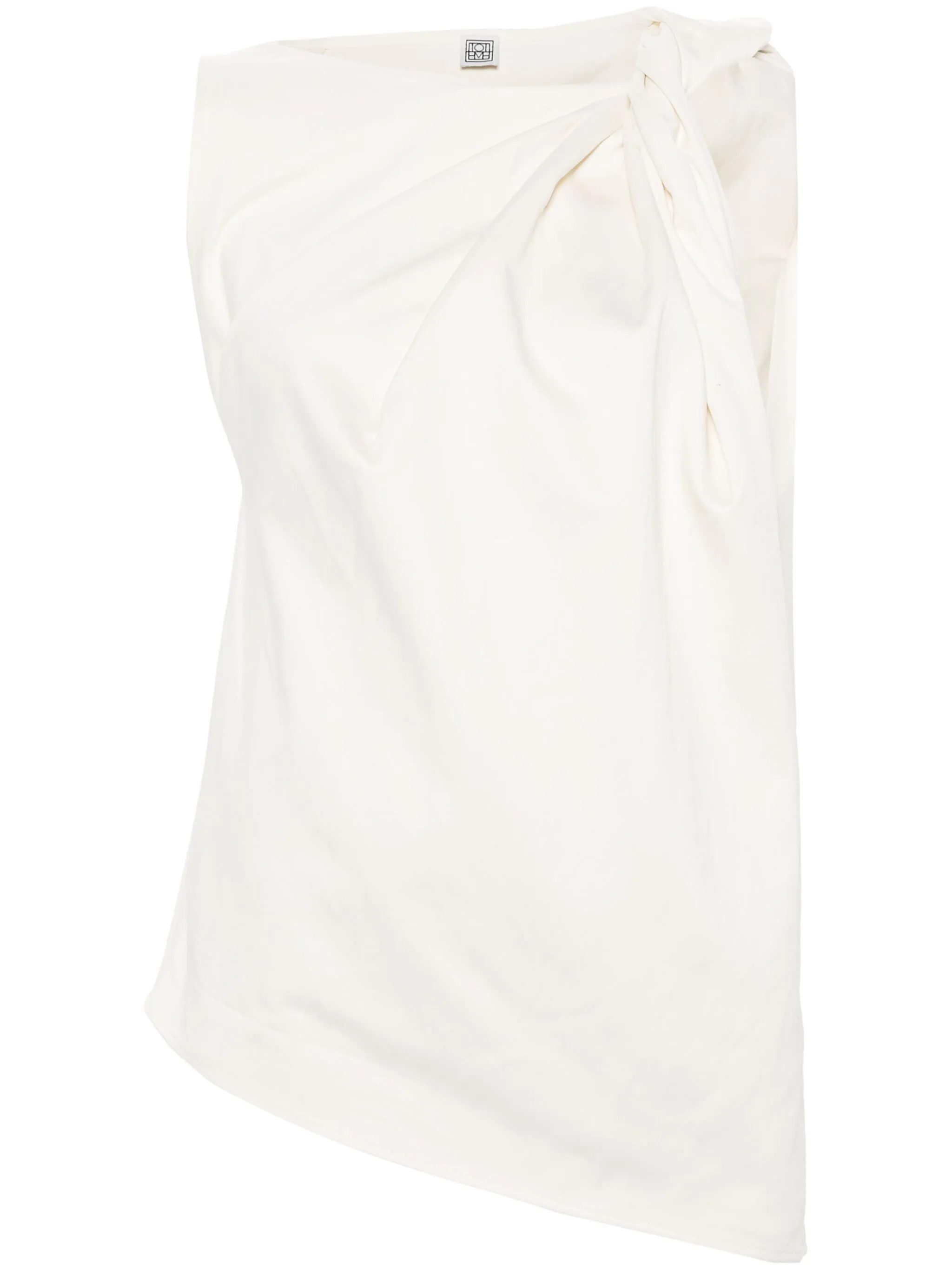 

Топ с драпировкой Toteme, нейтральный