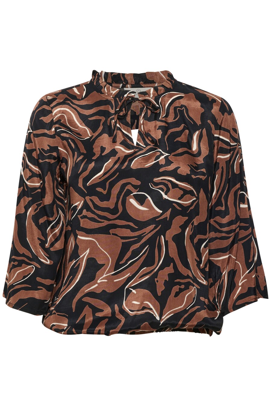 

Блузка с коротким рукавом Kaffe Blouse Dorita, коричневый