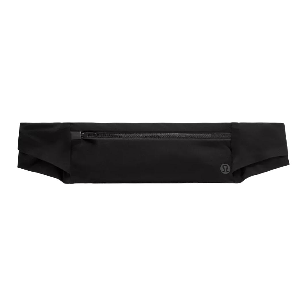 

Lululemon Быстрая и свободная нейлоновая поясная сумка унисекс черная, Black