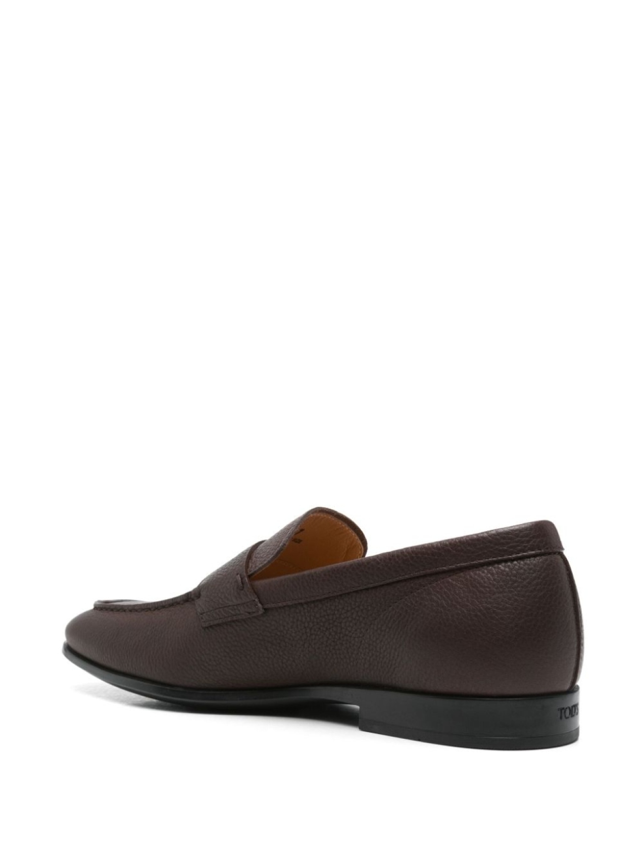 Tod's кожаные лоферы, коричневый — фото 3