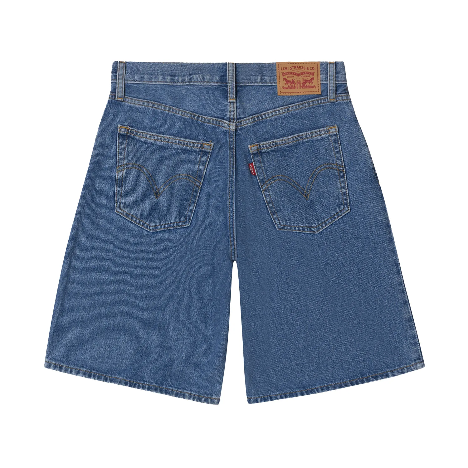Levis Джинсовые шорты Women's Blue Moderate — фото 3