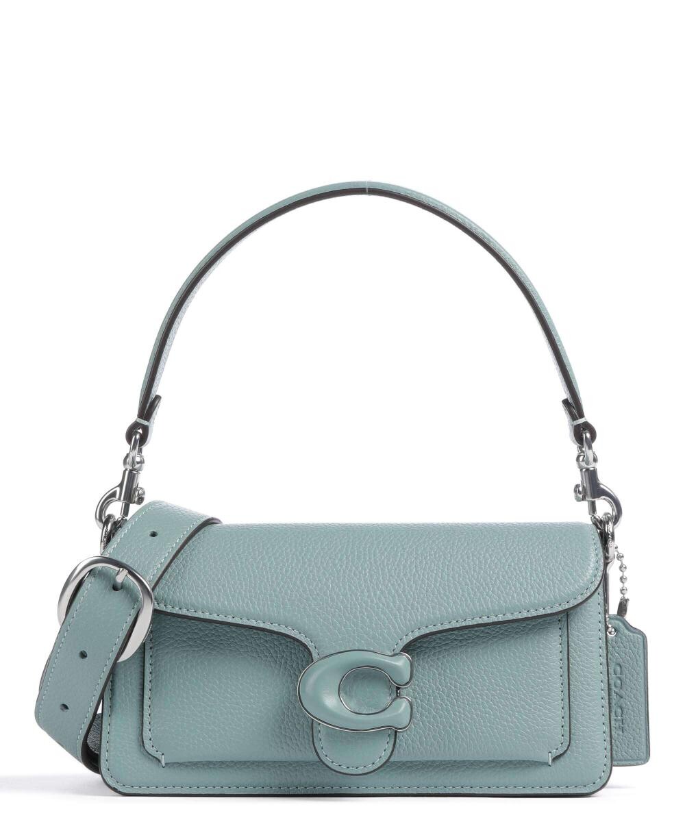 

Сумка через плечо Tabby 20 из зерненой кожи Coach, синий