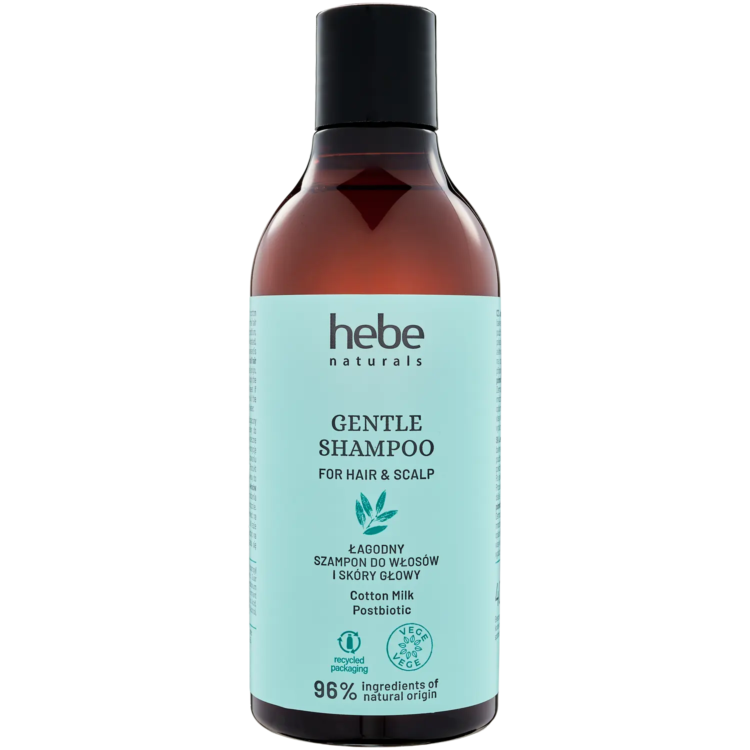 

Мягкий шампунь для волос и кожи головы Hebe Naturals, 400 мл