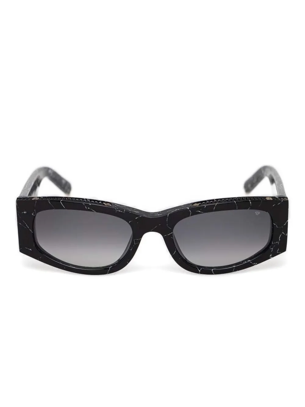 

Солнцезащитные очки с мраморным эффектом Philipp Plein Eyewear, черный