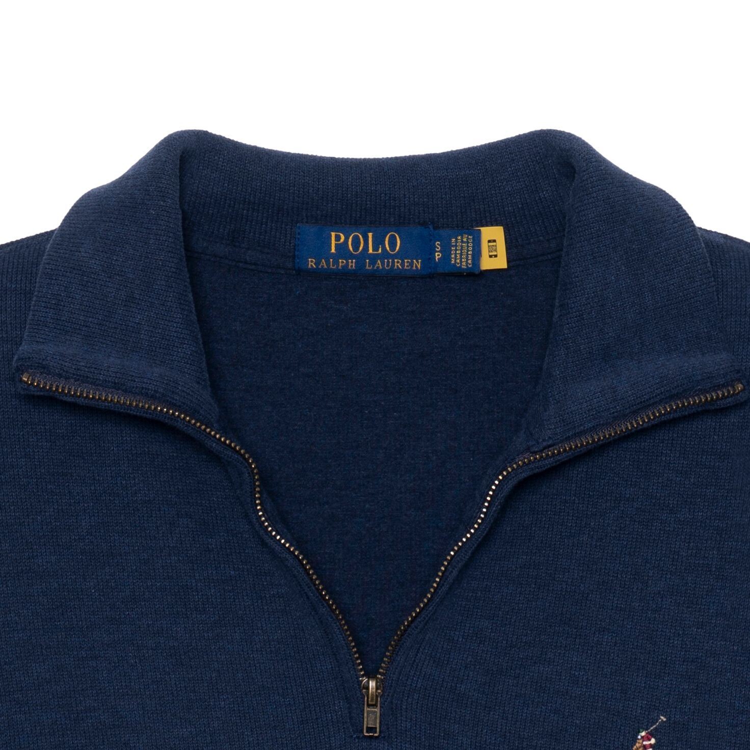 Толстовка мужская темно-синяя Polo Ralph Lauren, темно-синий — фото 4