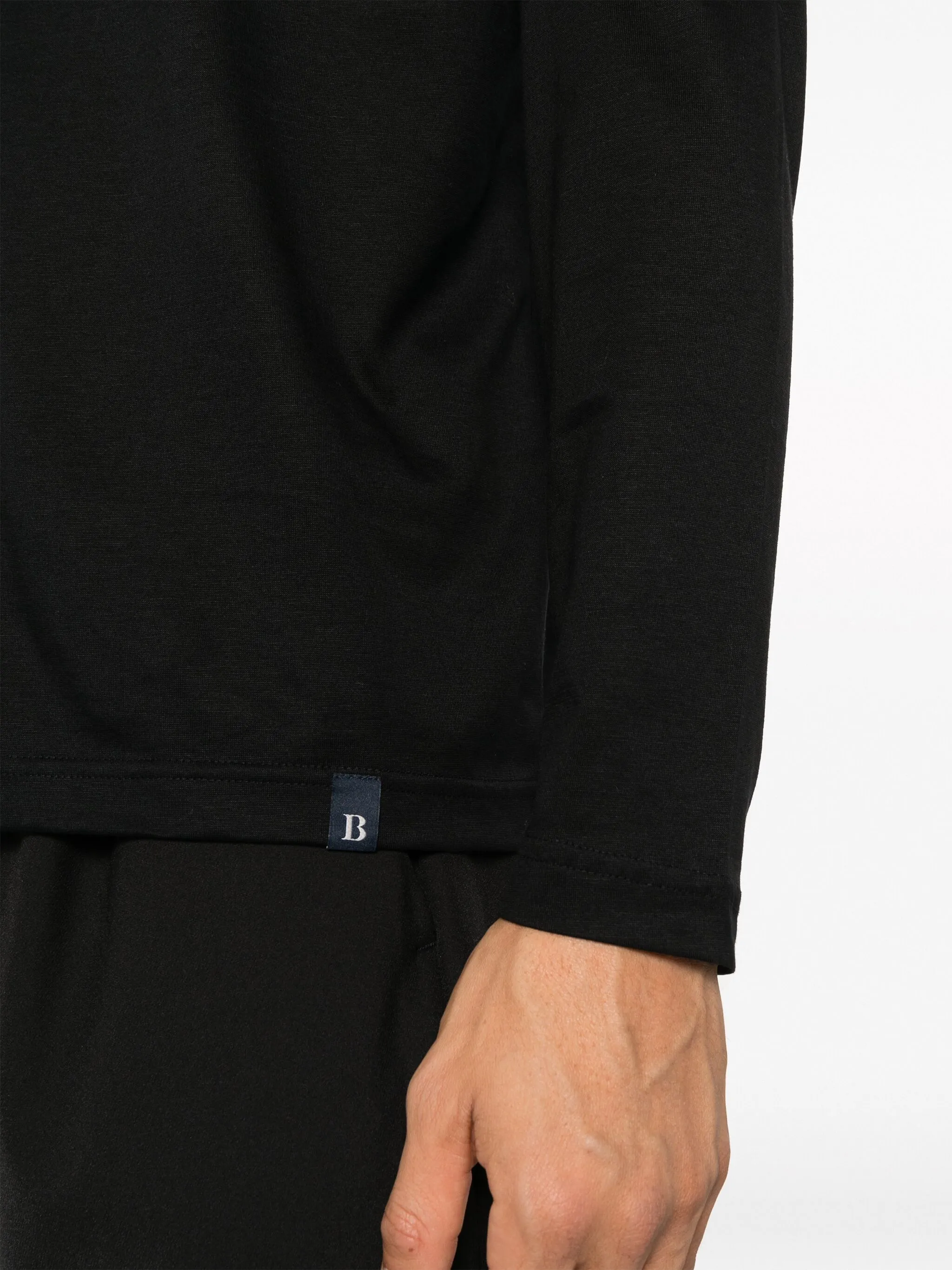 

Футболка с длинными рукавами Boggi Milano, черный